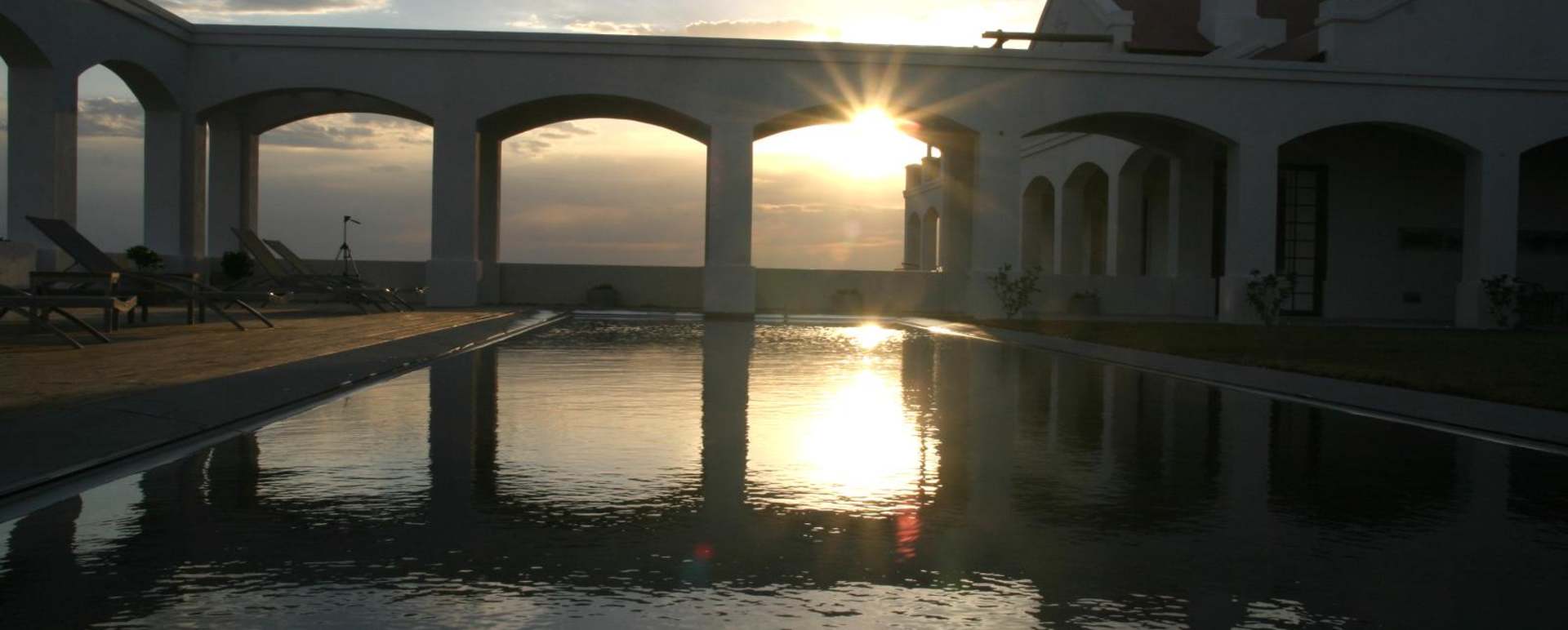 Pool at night - Estancia Vik