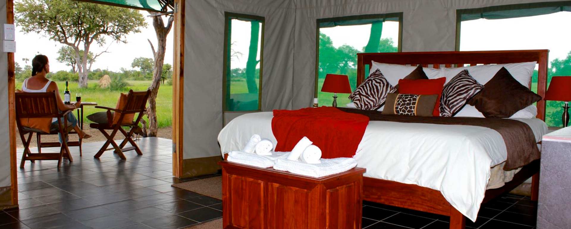 Tent Interior  - Bomani Tented Lodge