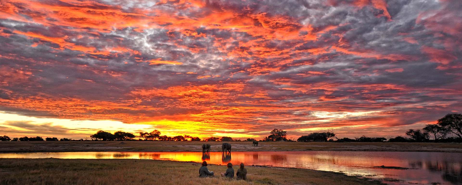 Sunset in Hwange