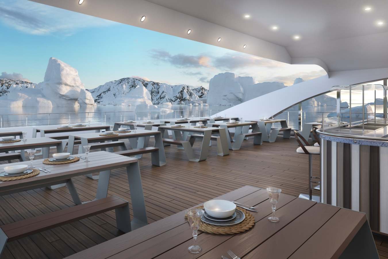 BBQ Deck - M/V Magellan Explorer