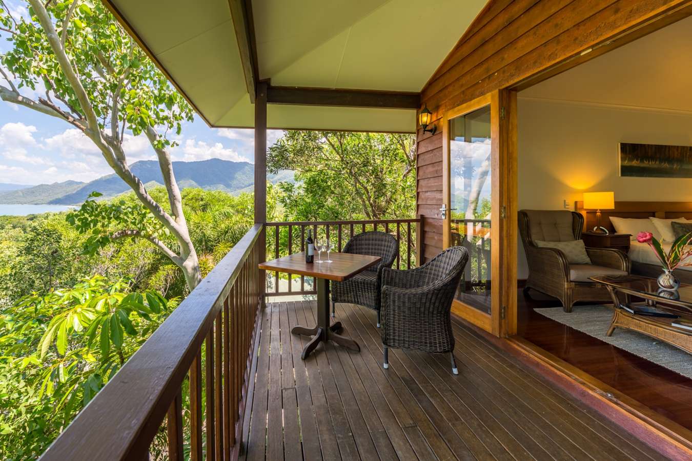 View from the Coral Sea Bungalow - Thala Beach Lodge