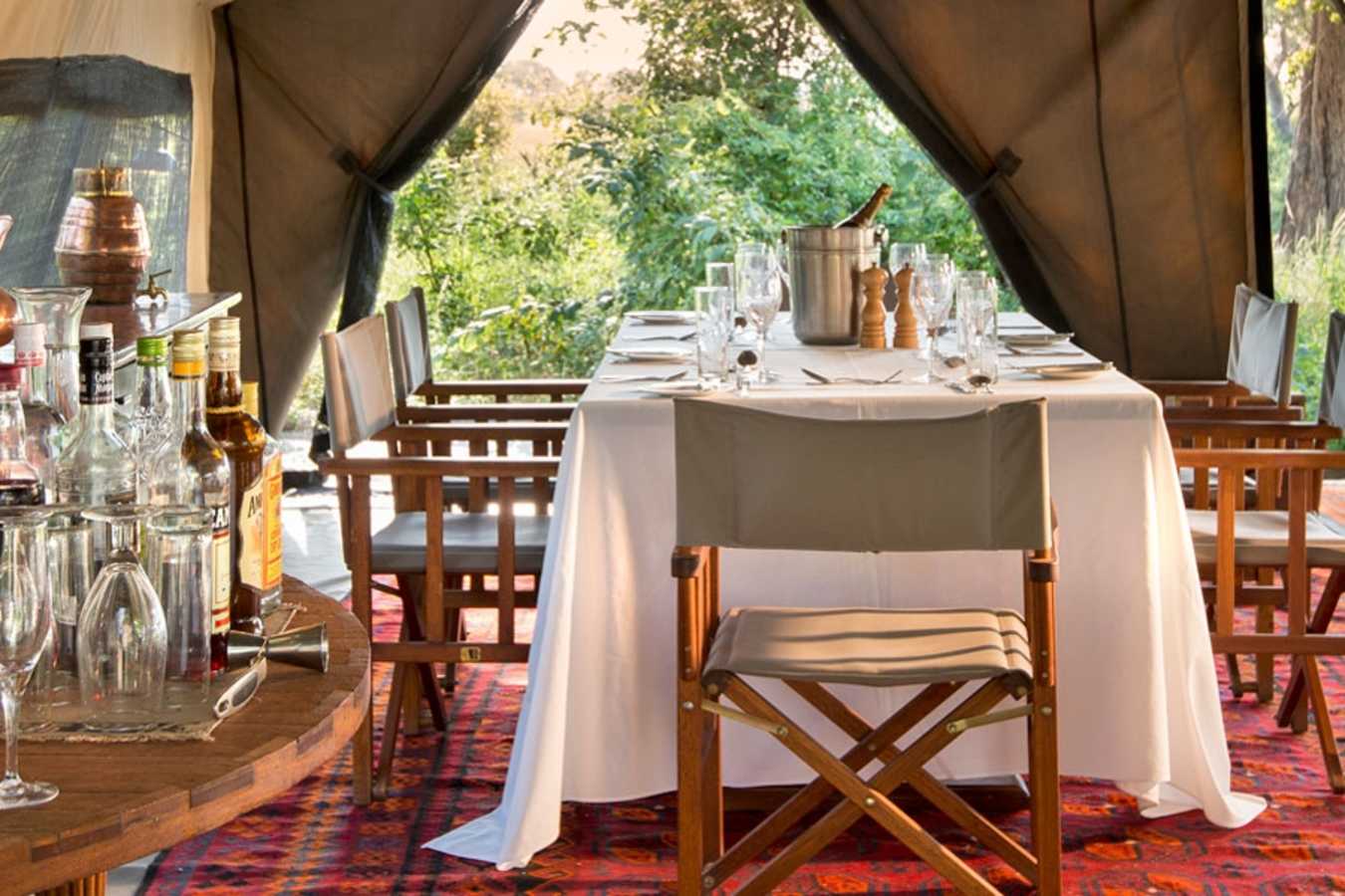 Meals at camp - Selinda Explorers Camp