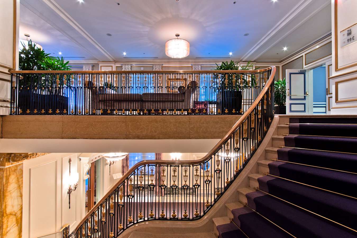 Staircase at Ritz Carlton Montreal