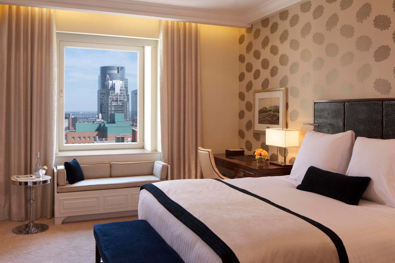 Deluxe room at Ritz Carlton Montreal