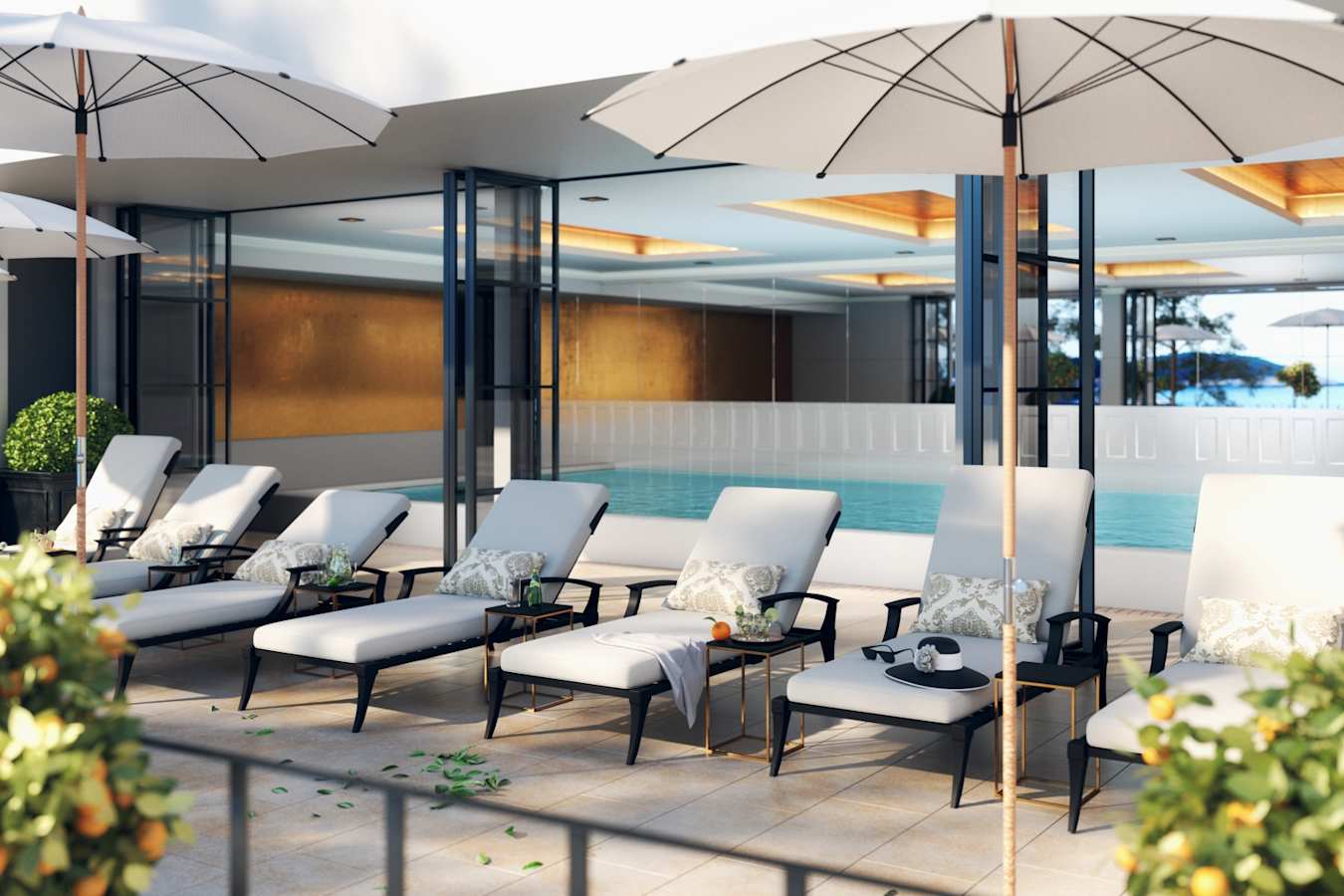 Pool terrace 