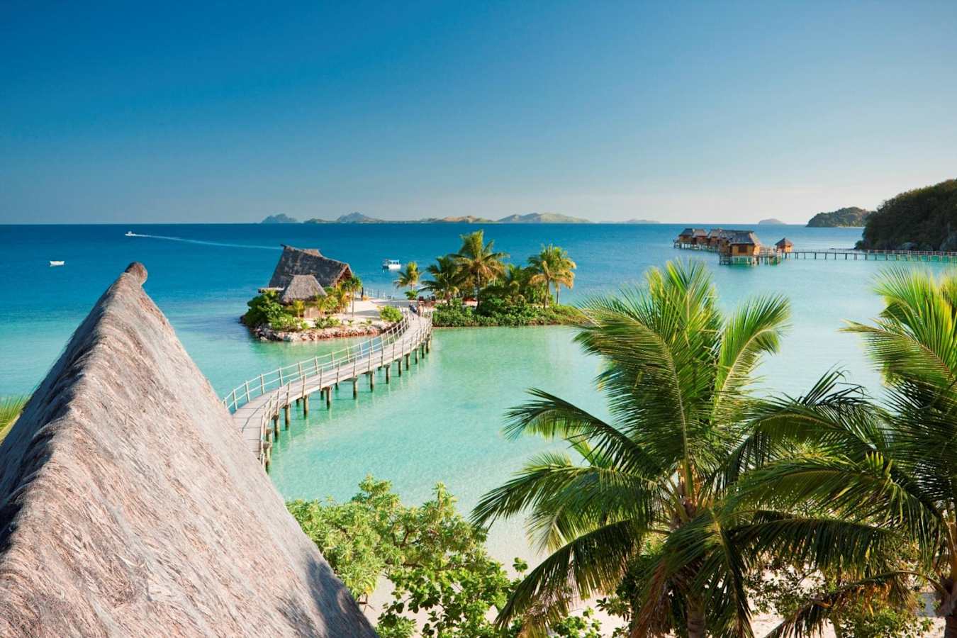 View from Bures - Likuliku Lagoon Resort