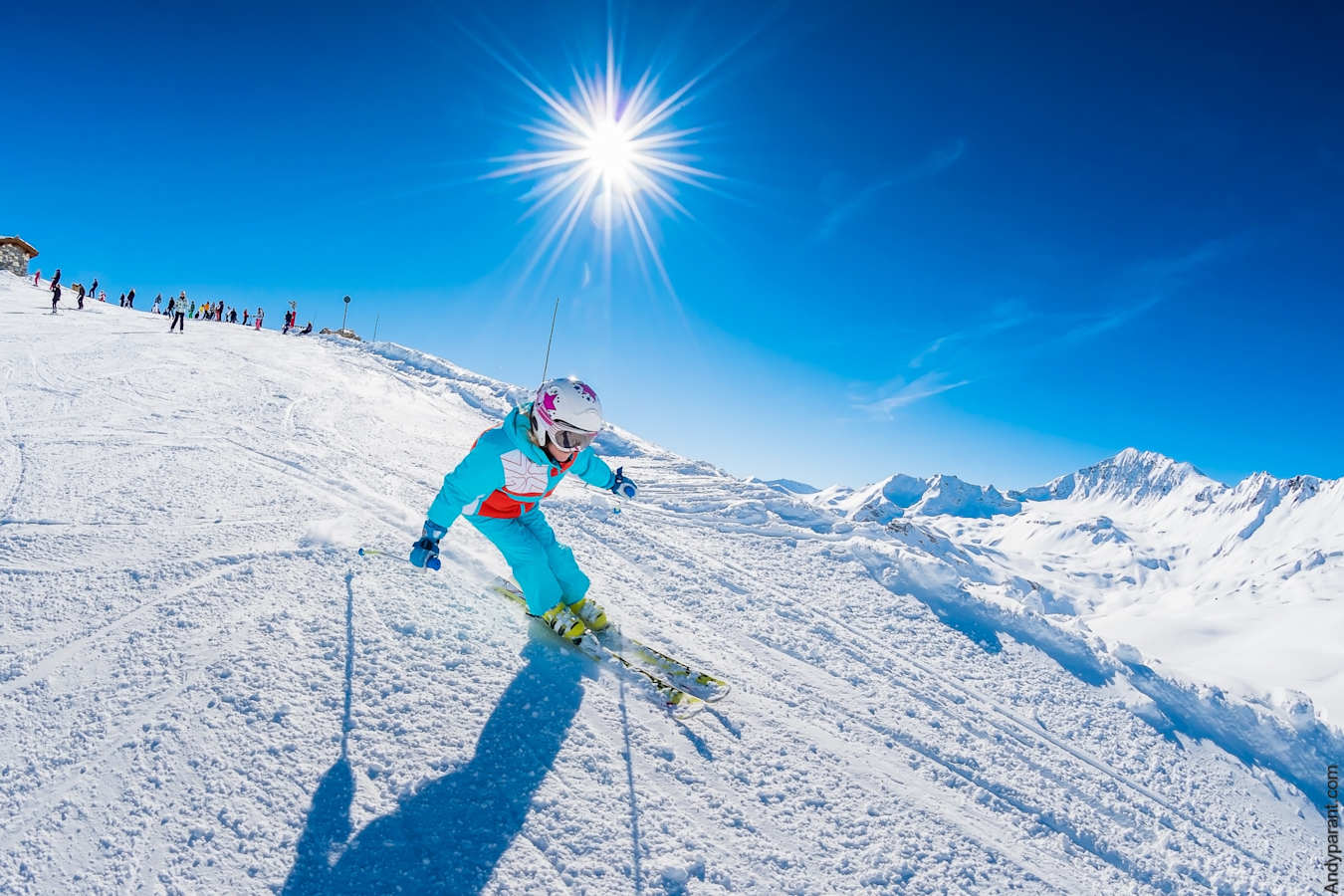 Skiing Val d'Isere 