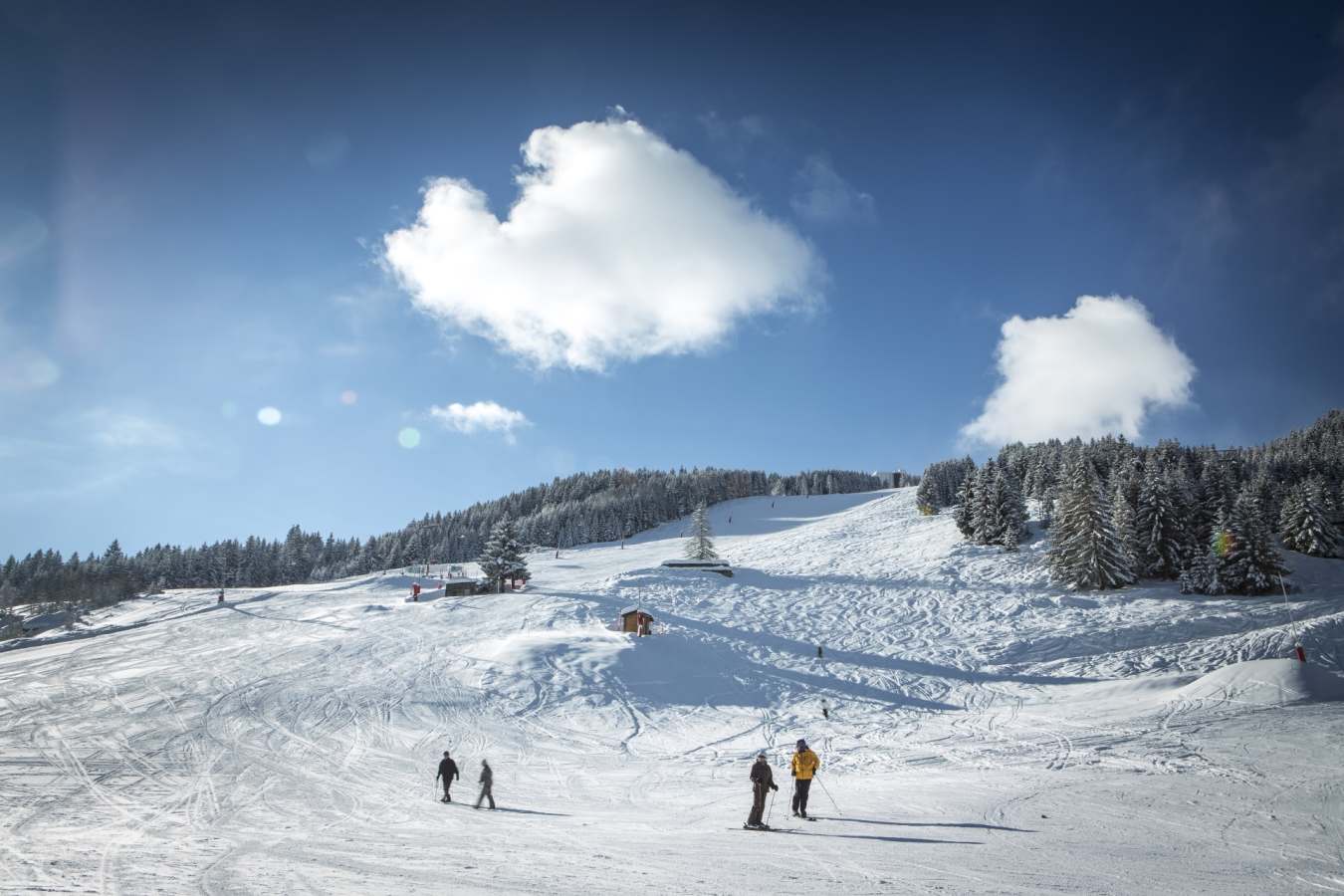 Skiing Courchevel