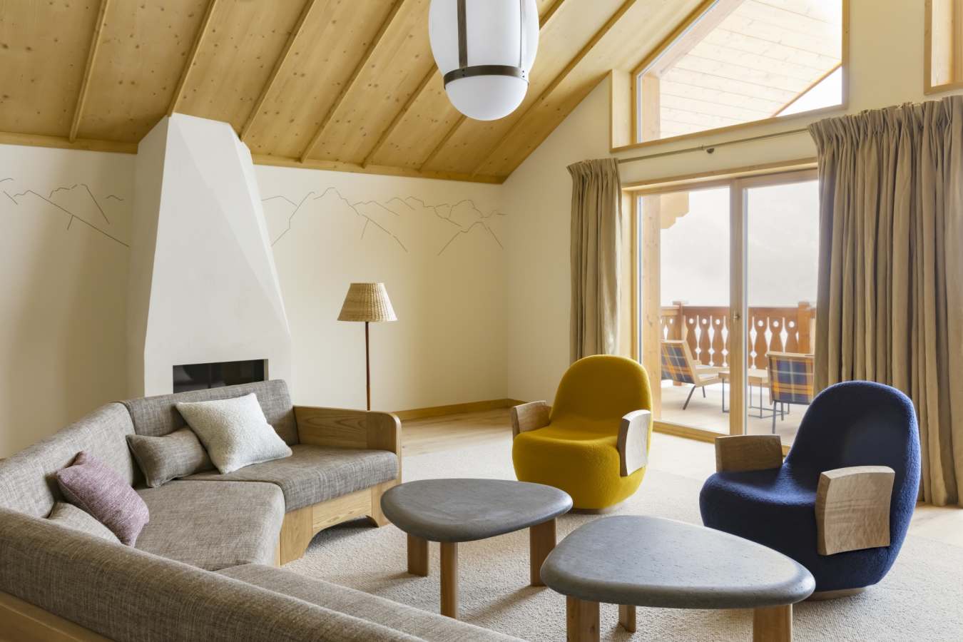Le Coucou Chalet - Living room 