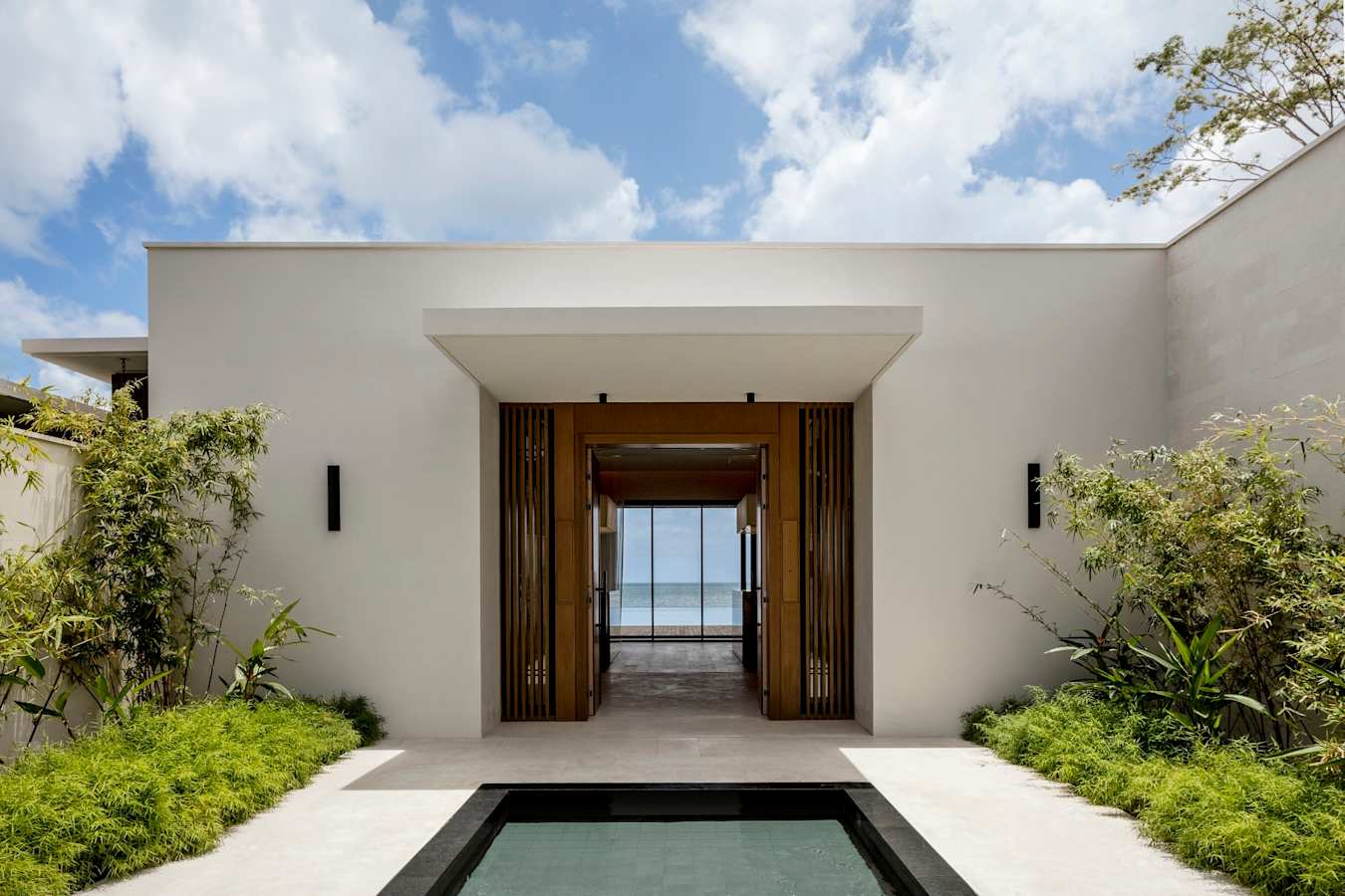 Beachfront Villa entrance