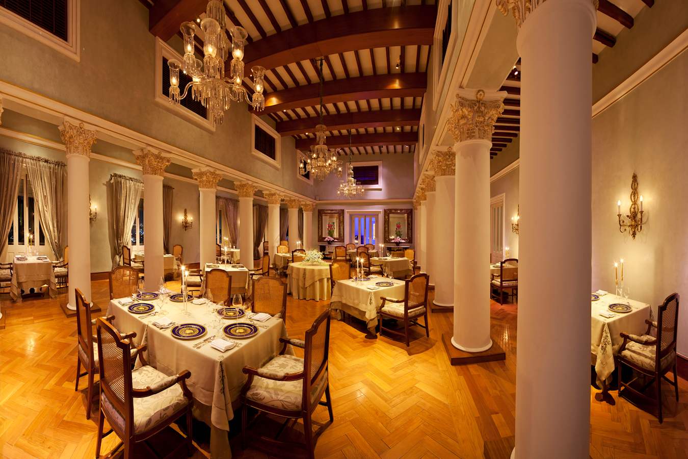 Dining area - Taj Falaknuma Palace