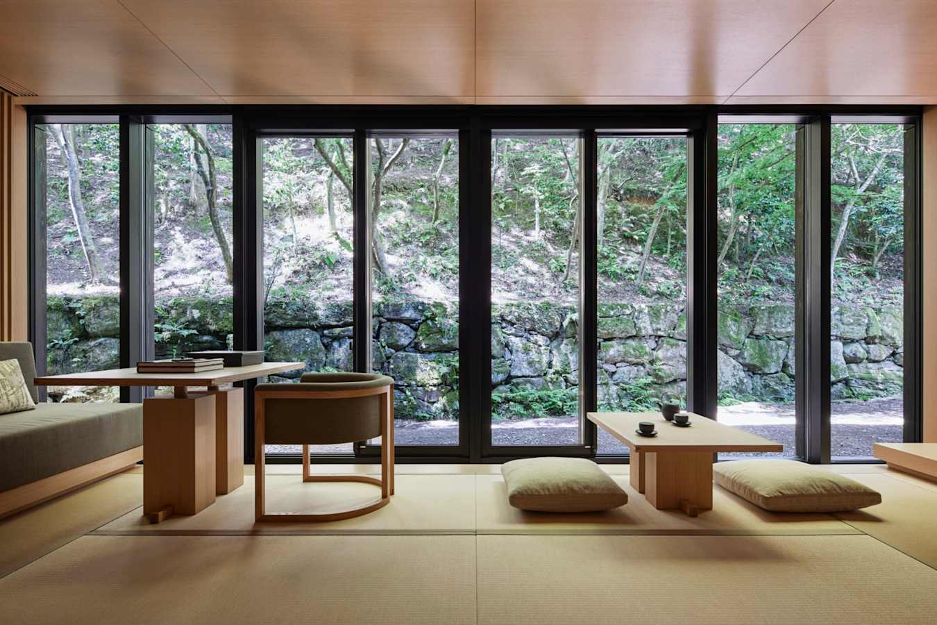View from Aman Kyoto Guest Rooms 