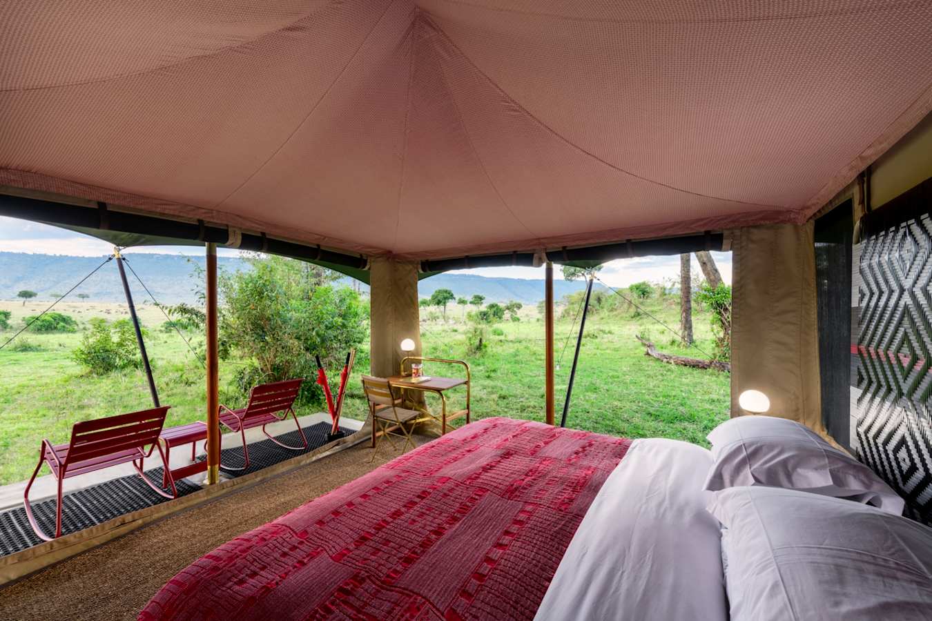 Angama Safari Camp - Views from Guest Tent 