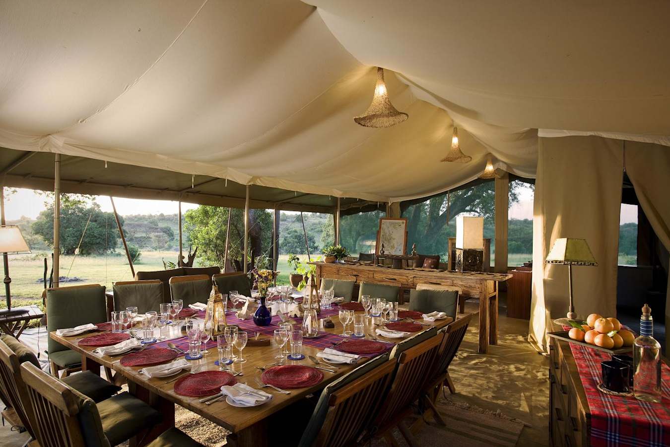 The Mess Tent - Kicheche Mara Camp
