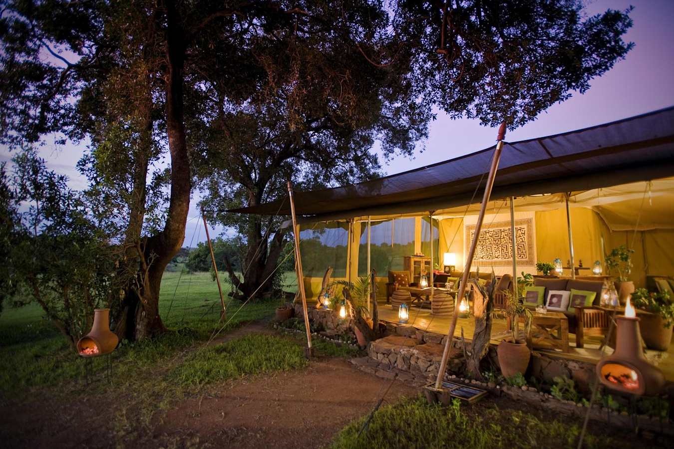 Outside the Mess Tent - Kicheche Mara Camp