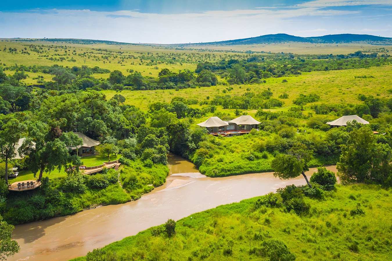 Aerial view - Sala's Camp