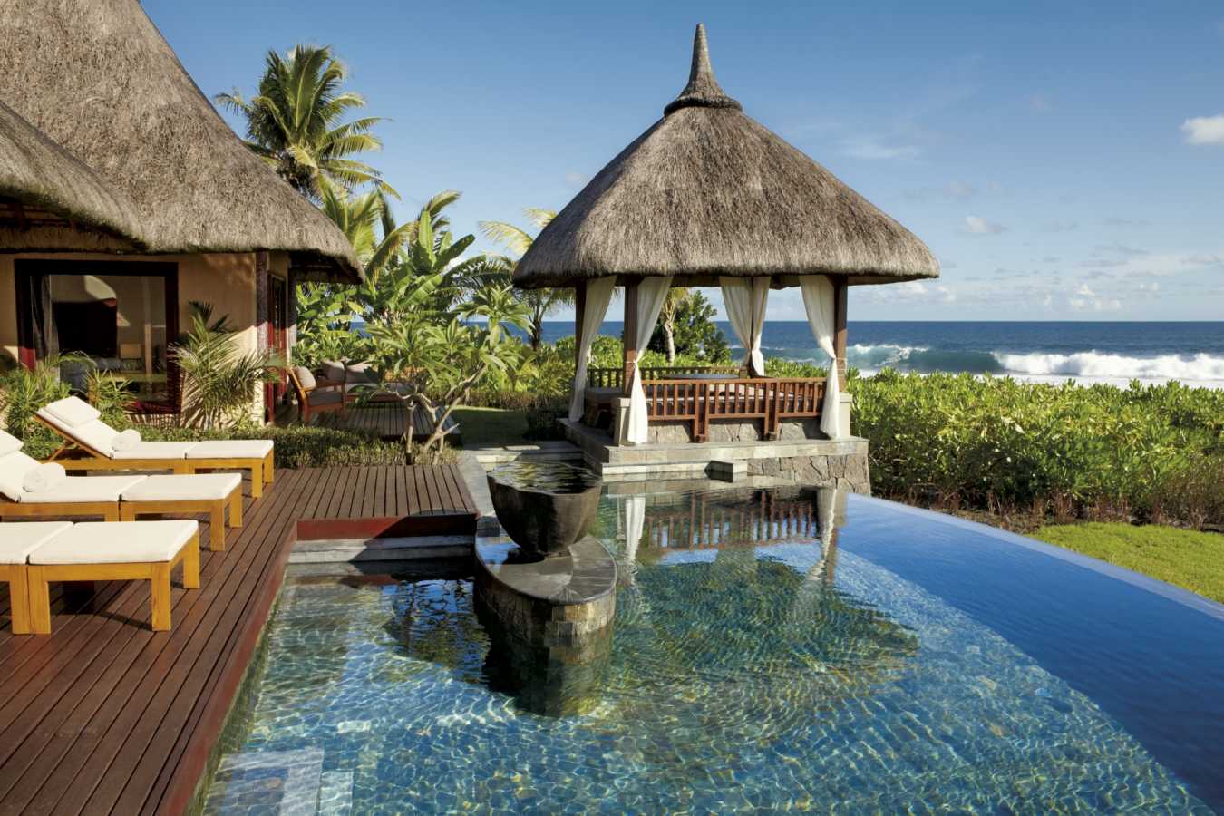 Two bedroom villa terrace and pool 