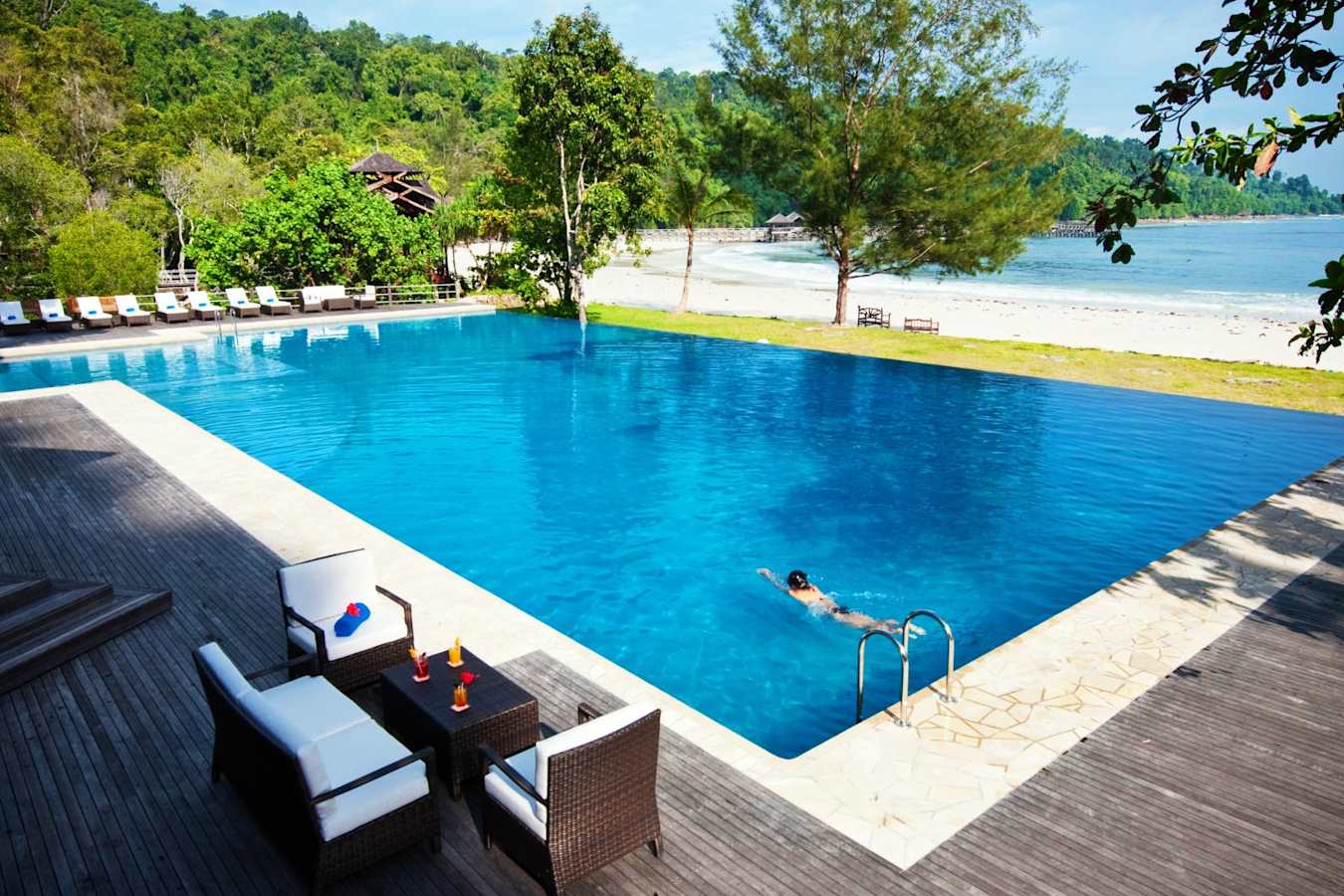 Swiming Pool - Bunga Raya Island Resort
