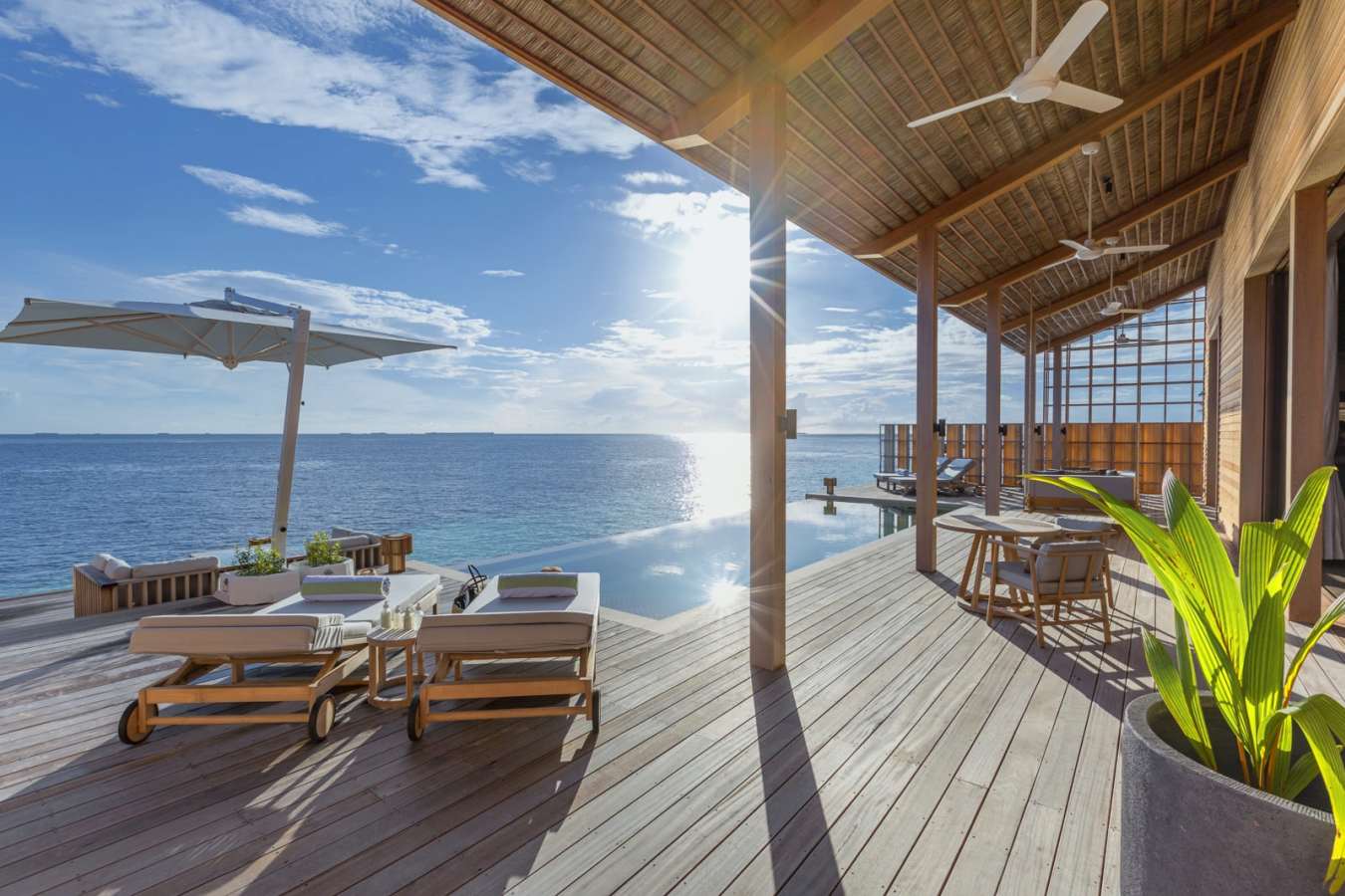 2 Bedroom Villa deck 
