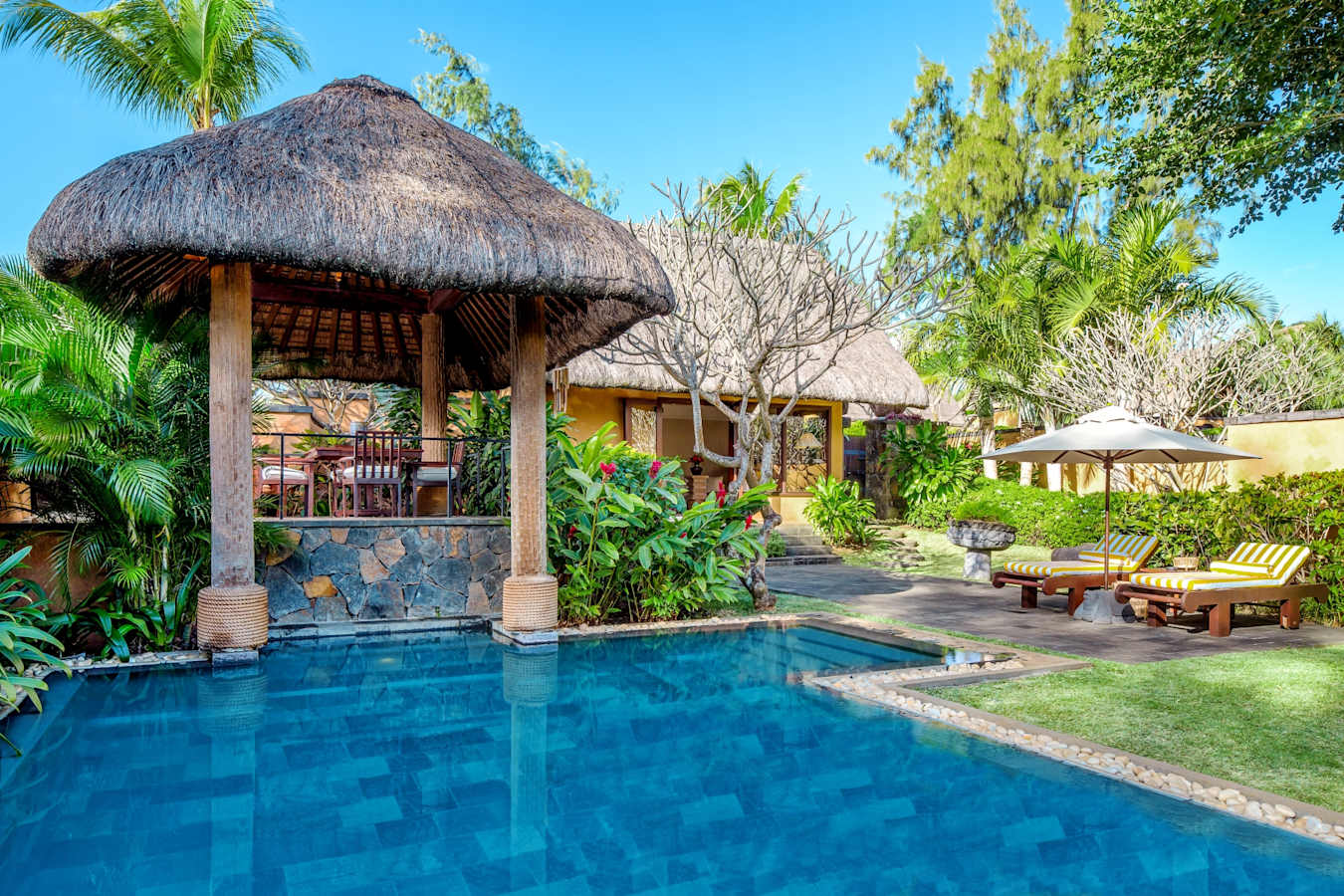 Luxury Villa Pool - The Oberoi Mauritius