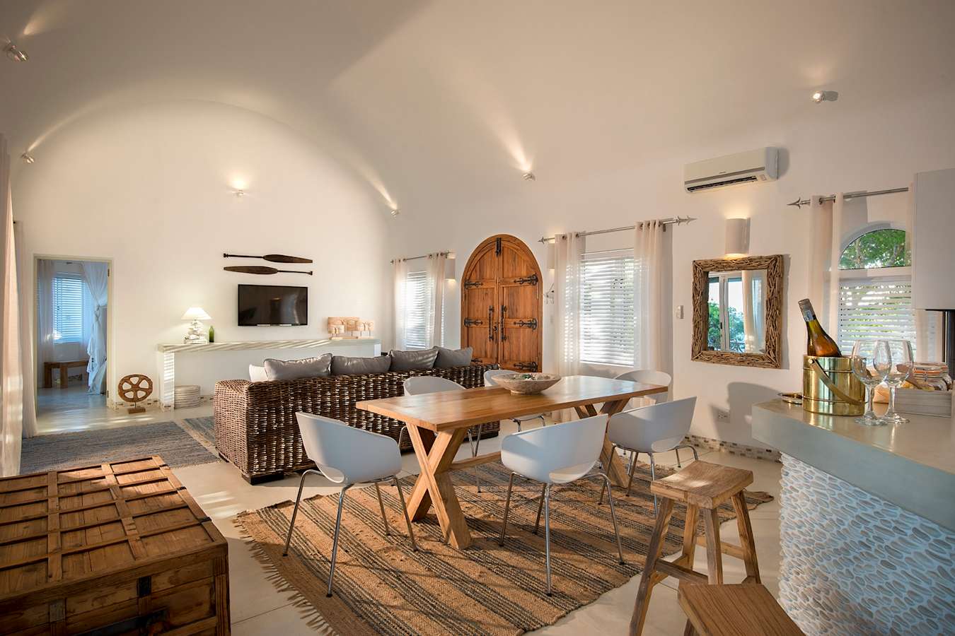 The Chapel living space - Santorini
