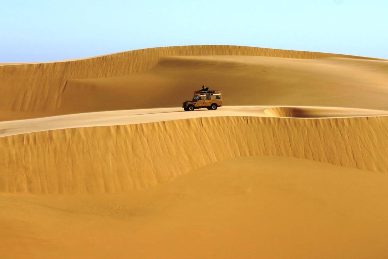 Driving in Namibia 