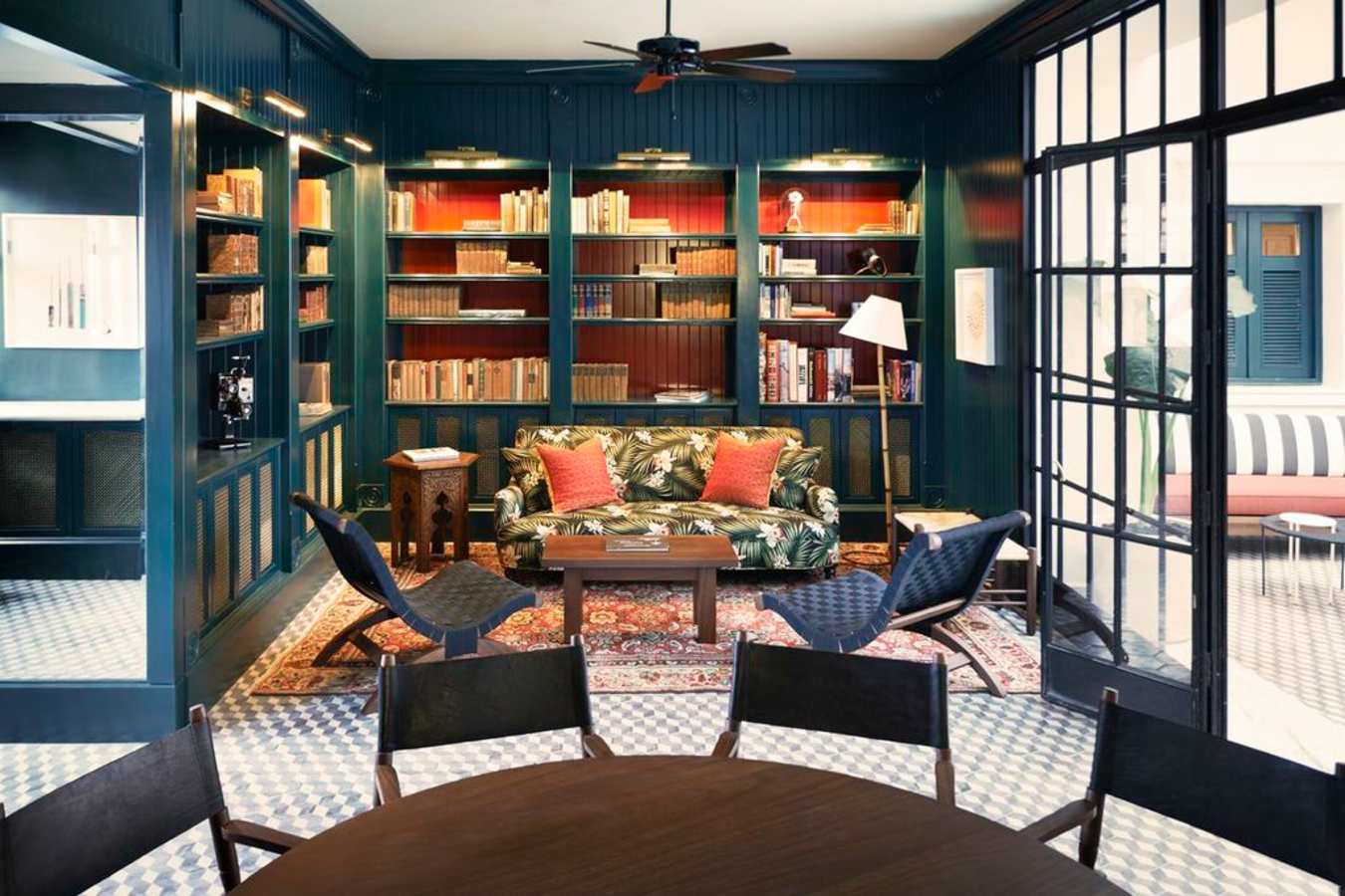 Library - American Trade Hotel