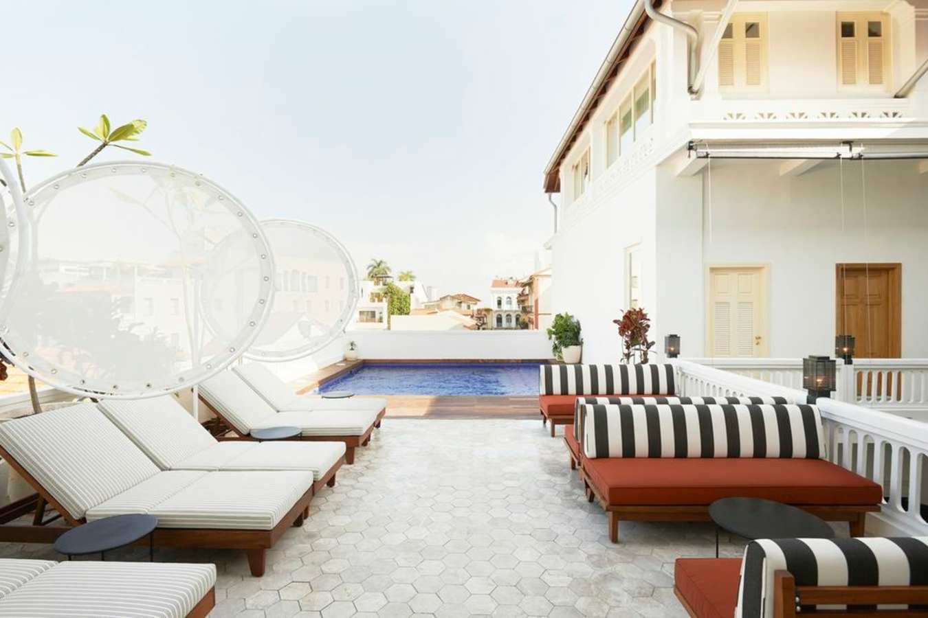 Small rooftop pool - American Trade Hotel
