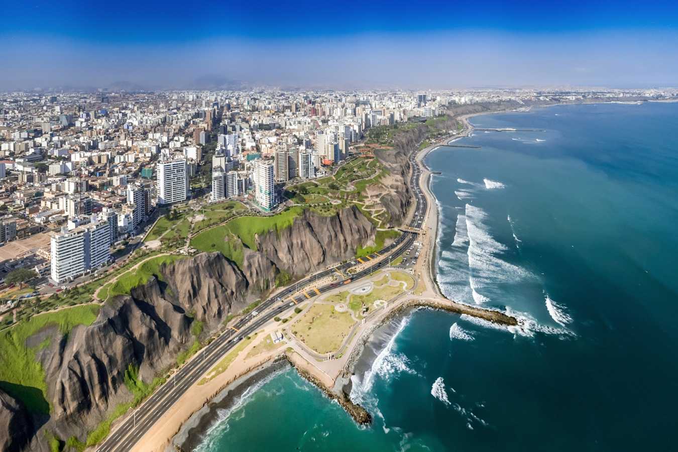 Aerial view of Lima 