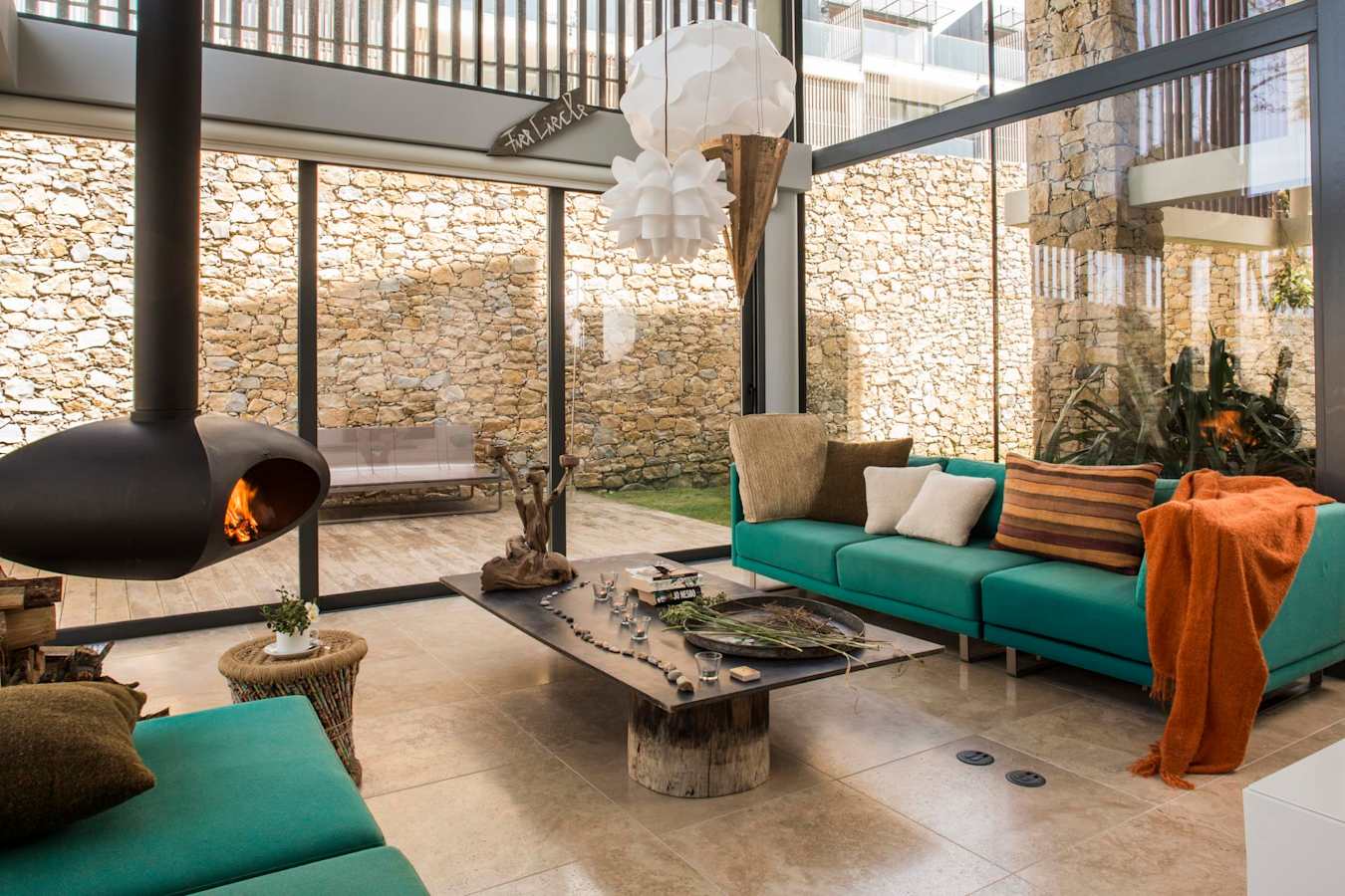 Green Villa 7 Living Area - Areias do Seixo 