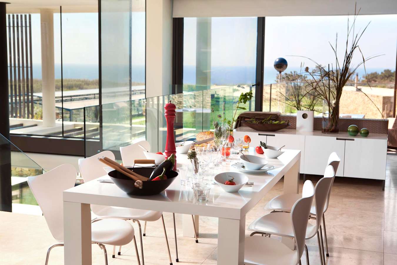 Villa Green Dining Area - Areias do Seixo 