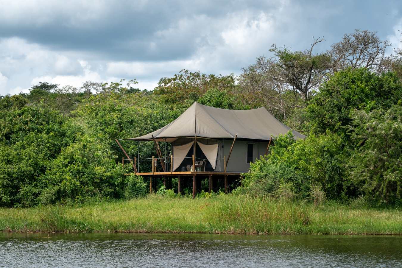 Camp exterior at Magashi Camp 