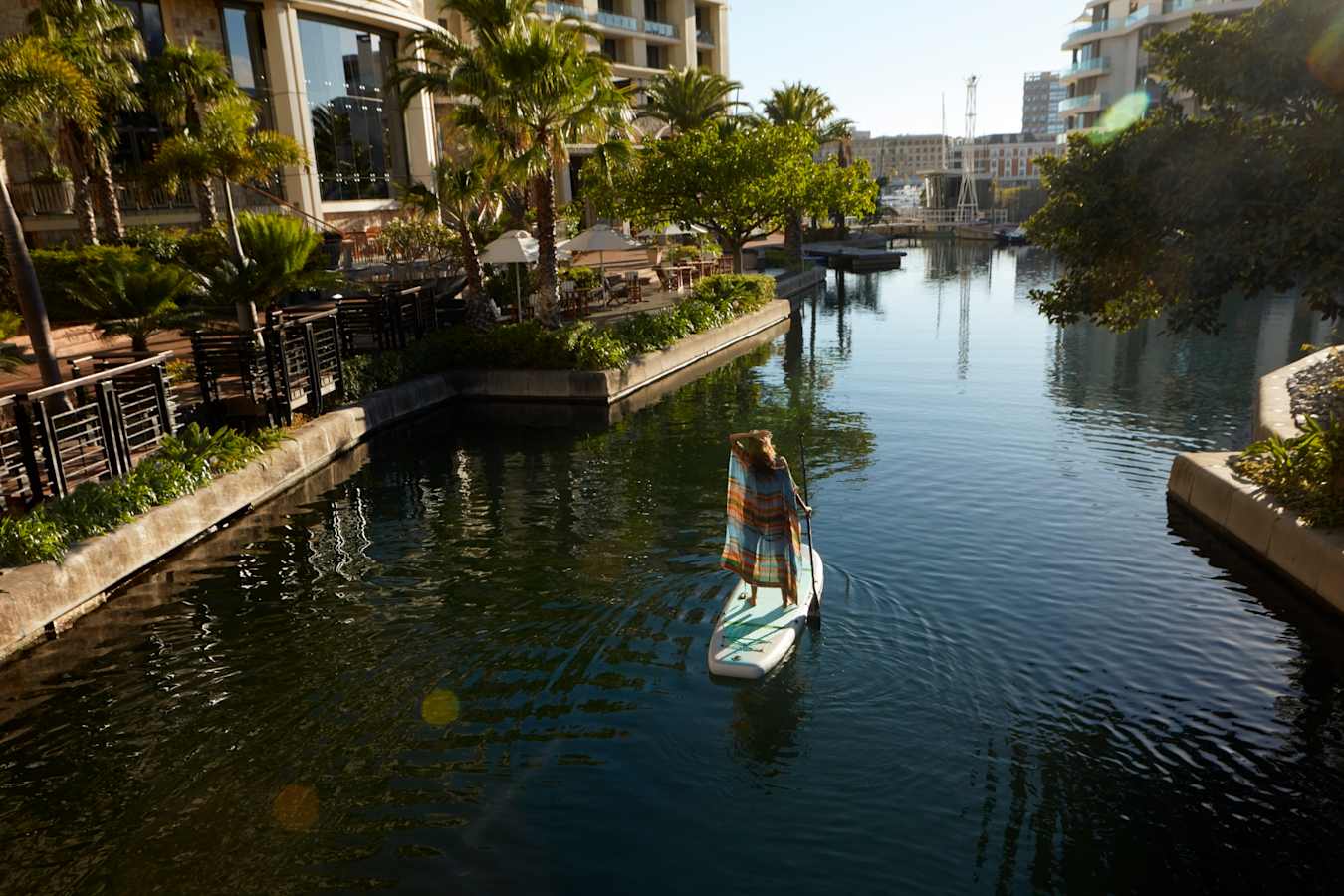 Paddle boarding at OneOnly Cape Town 
