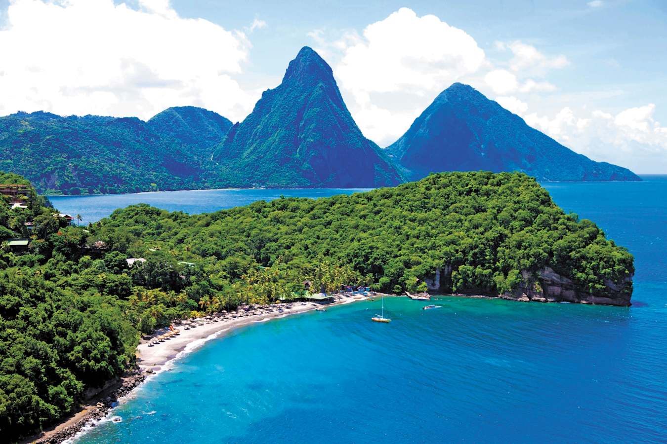 Aerial View - Anse Chastanet
