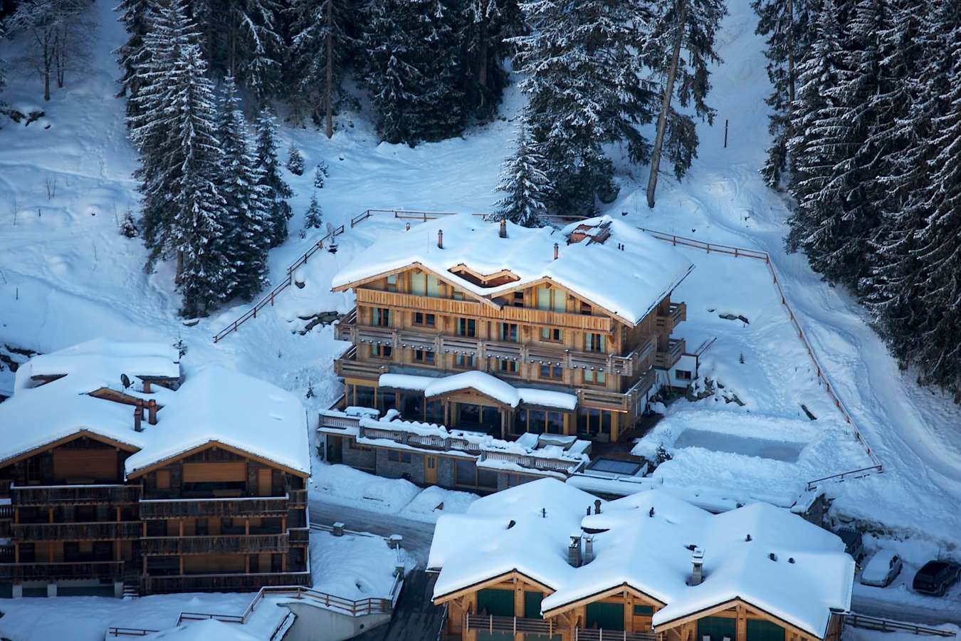 Aerial view - The Lodge Verbier