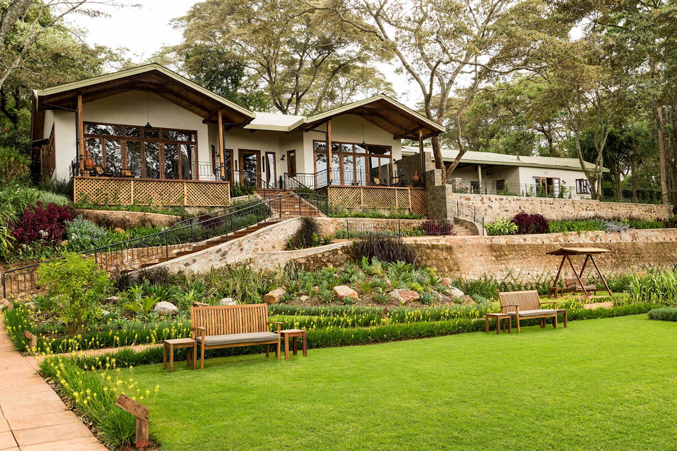 Main house at Gibbs Farm 