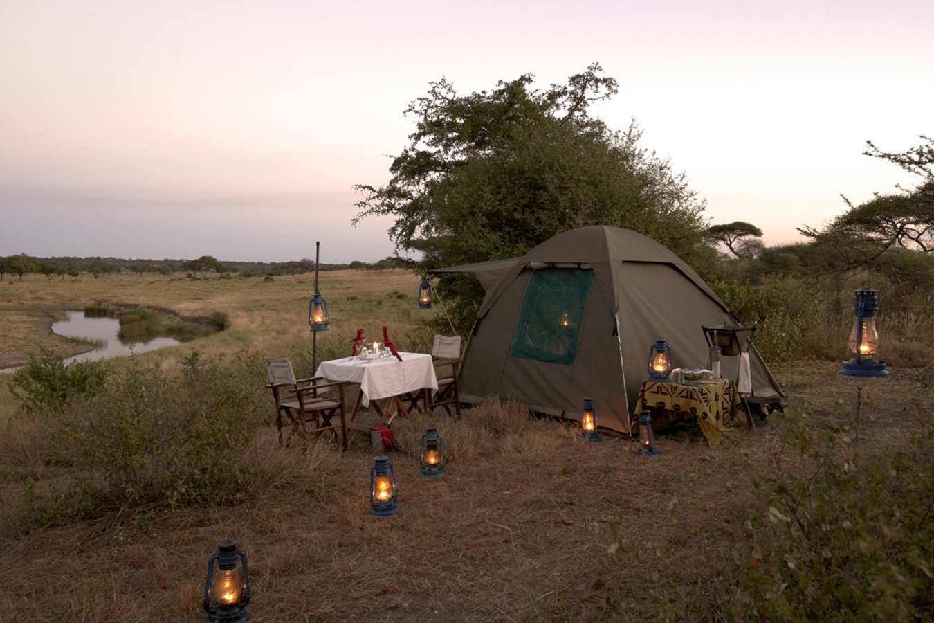 Flycamping from Oliver's Camp