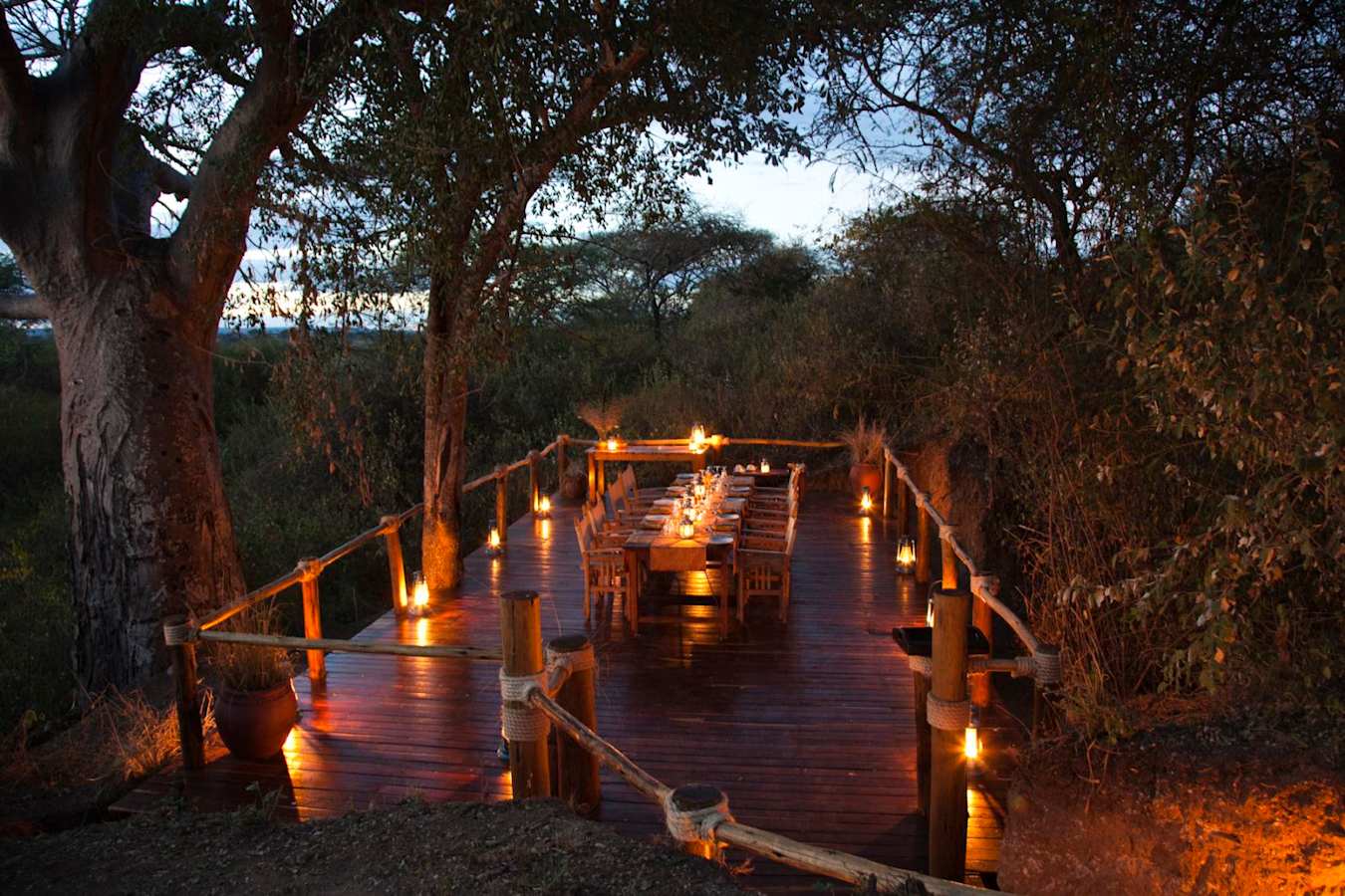 Dining area - Oliver's Camp