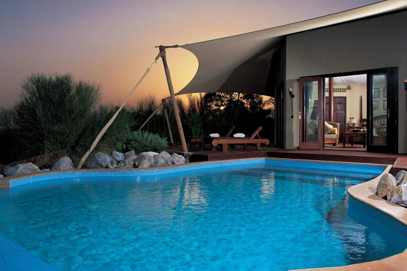 Bedouin Suite Pool - Al Maha Desert Resort and Spa