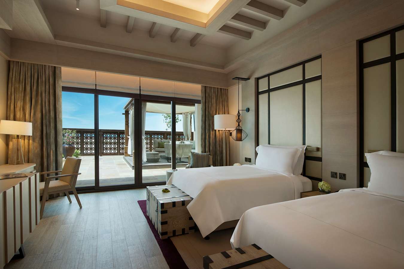 Two-Bedroom Beachfront Villa Second Bedroom 