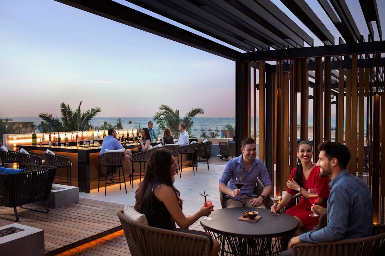 Saadiyat Rotana Resort  Villas - Roof Bar 