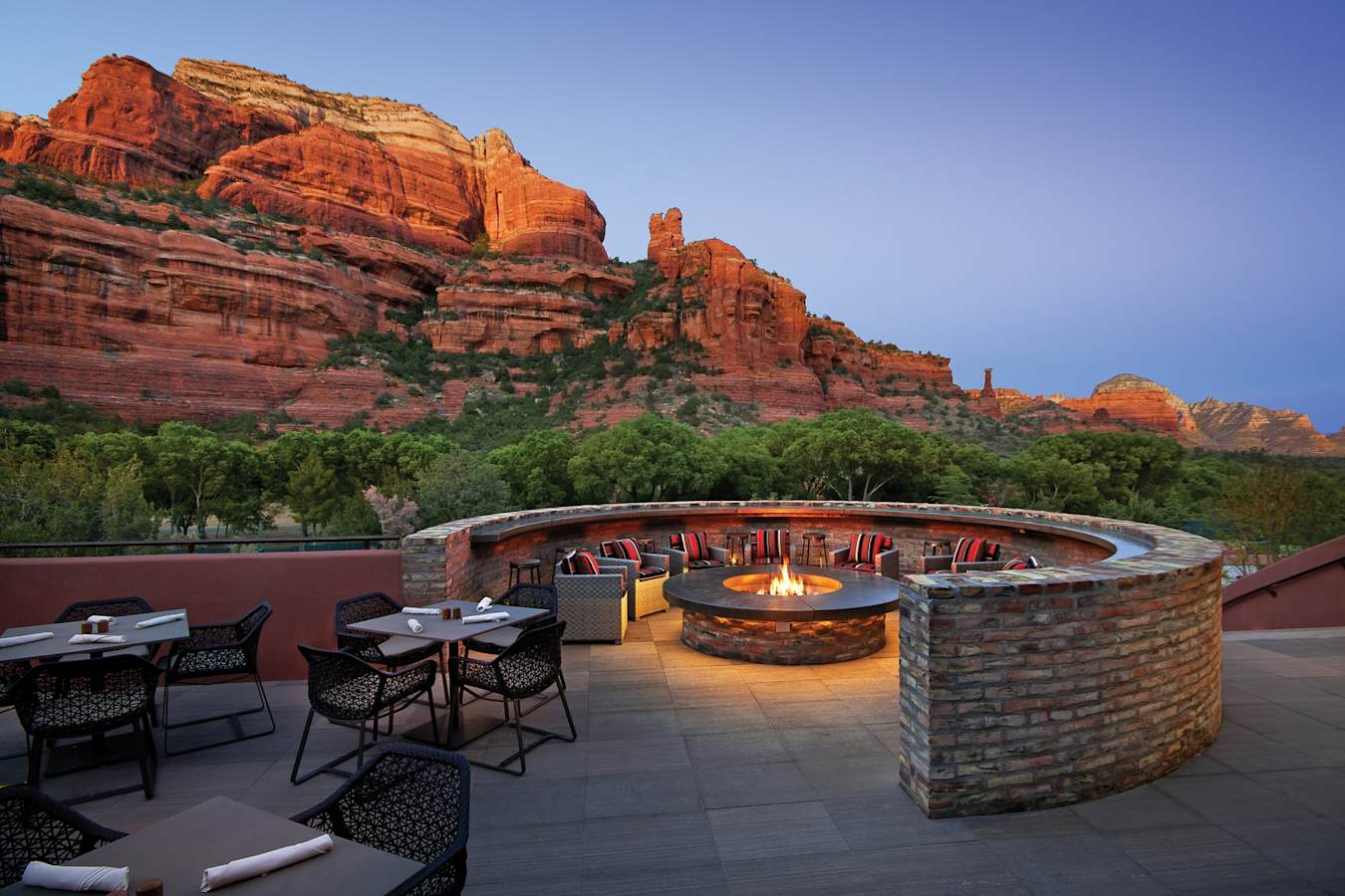 Outdoor seating - Enchantment Resort and Spa