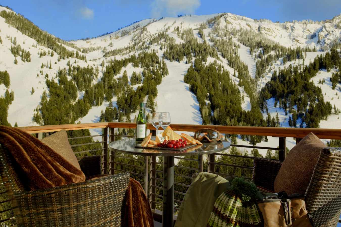 Balcony View in the Winter - Hotel Terra 