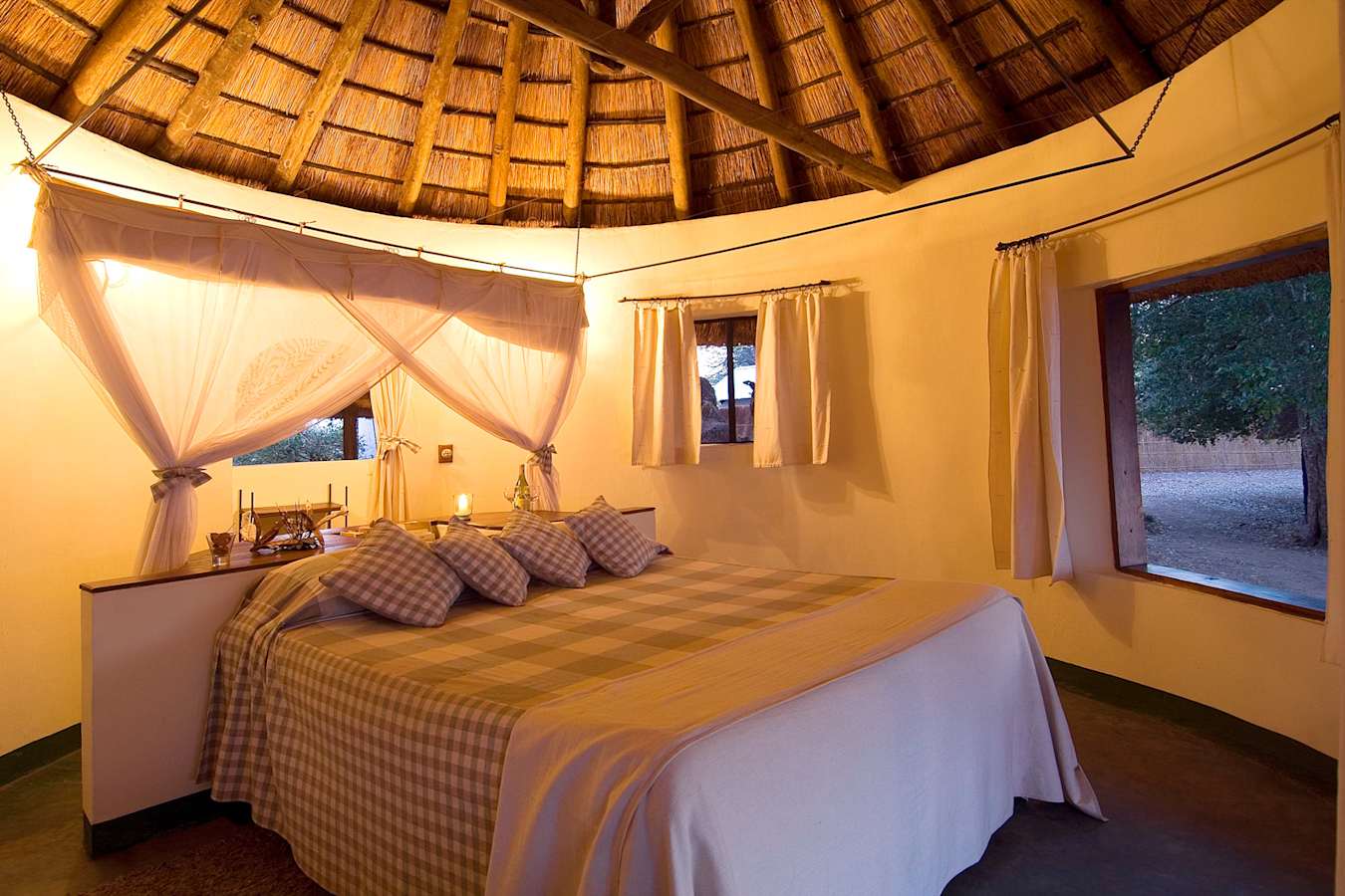 Inside a cottage - Nsefu Camp