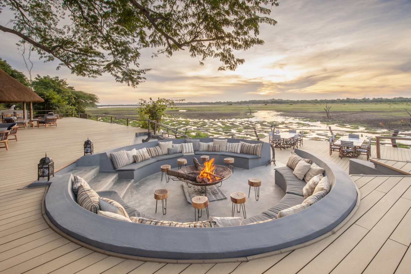 Kafunta River Lodge Fire Pit 