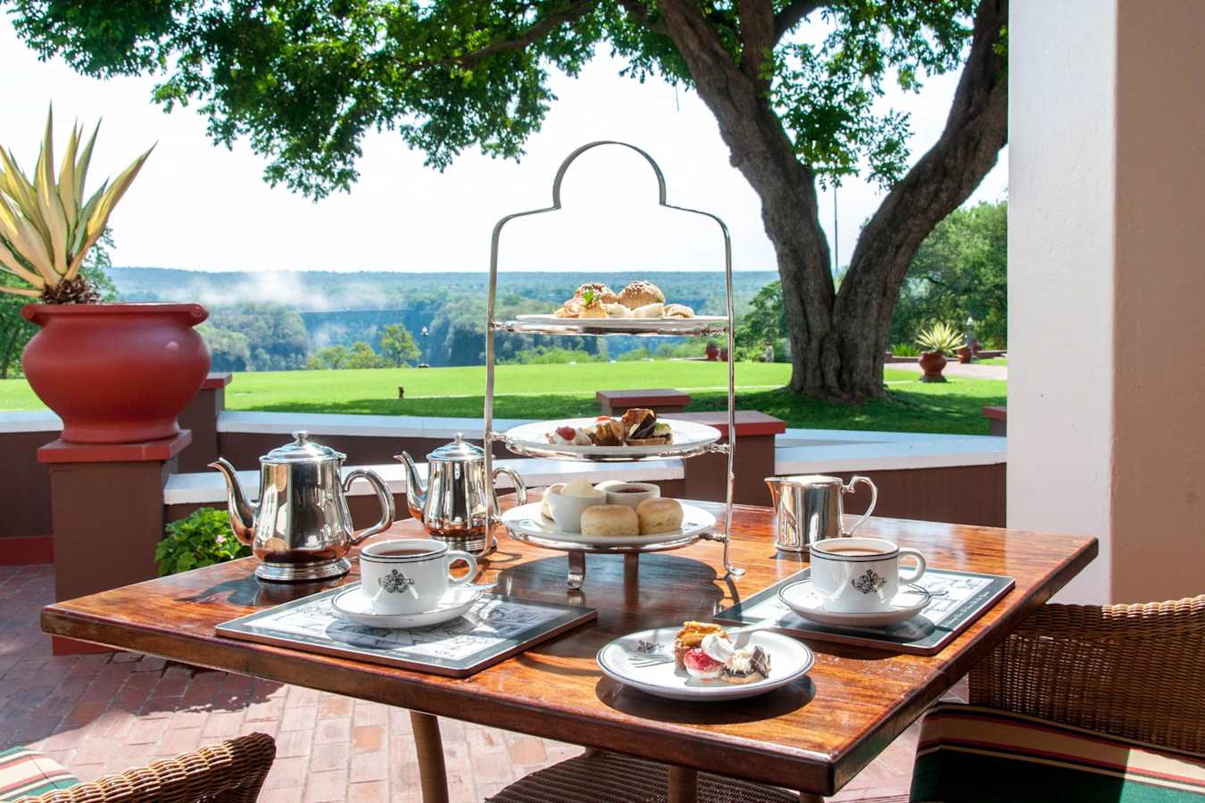 Afternoon tea   - Victoria Falls Hotel