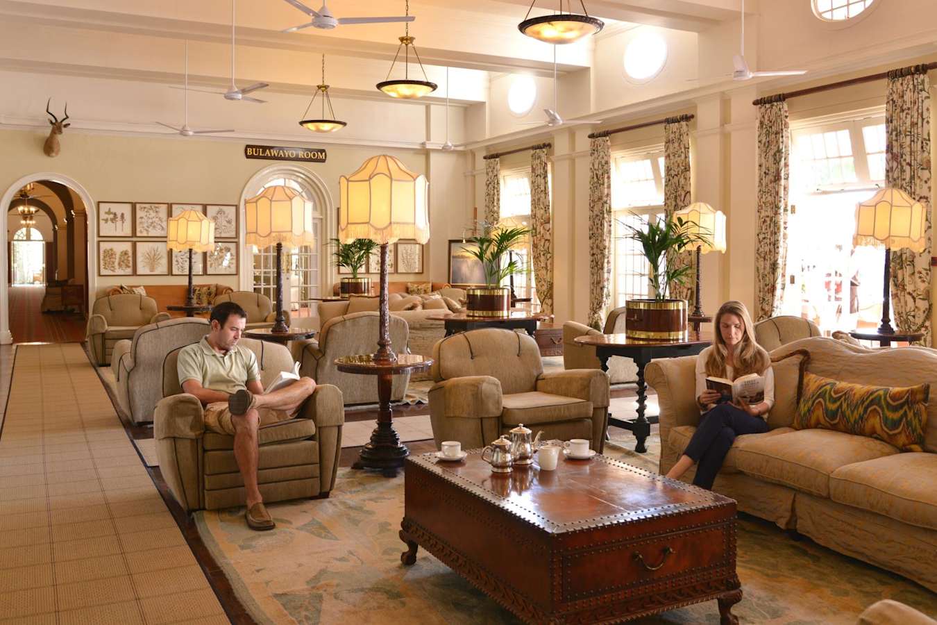 Main Lounge   - Victoria Falls Hotel