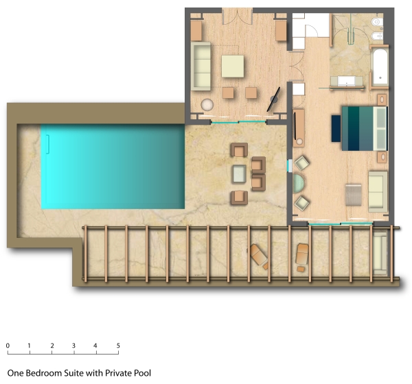 One Bedroom Suite with Private Pool 