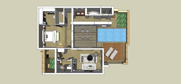1 Bedroom Ocean Pool Villa with Garden - Eagles Villas