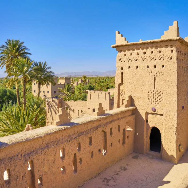 Kasbah rooftop - Skoura